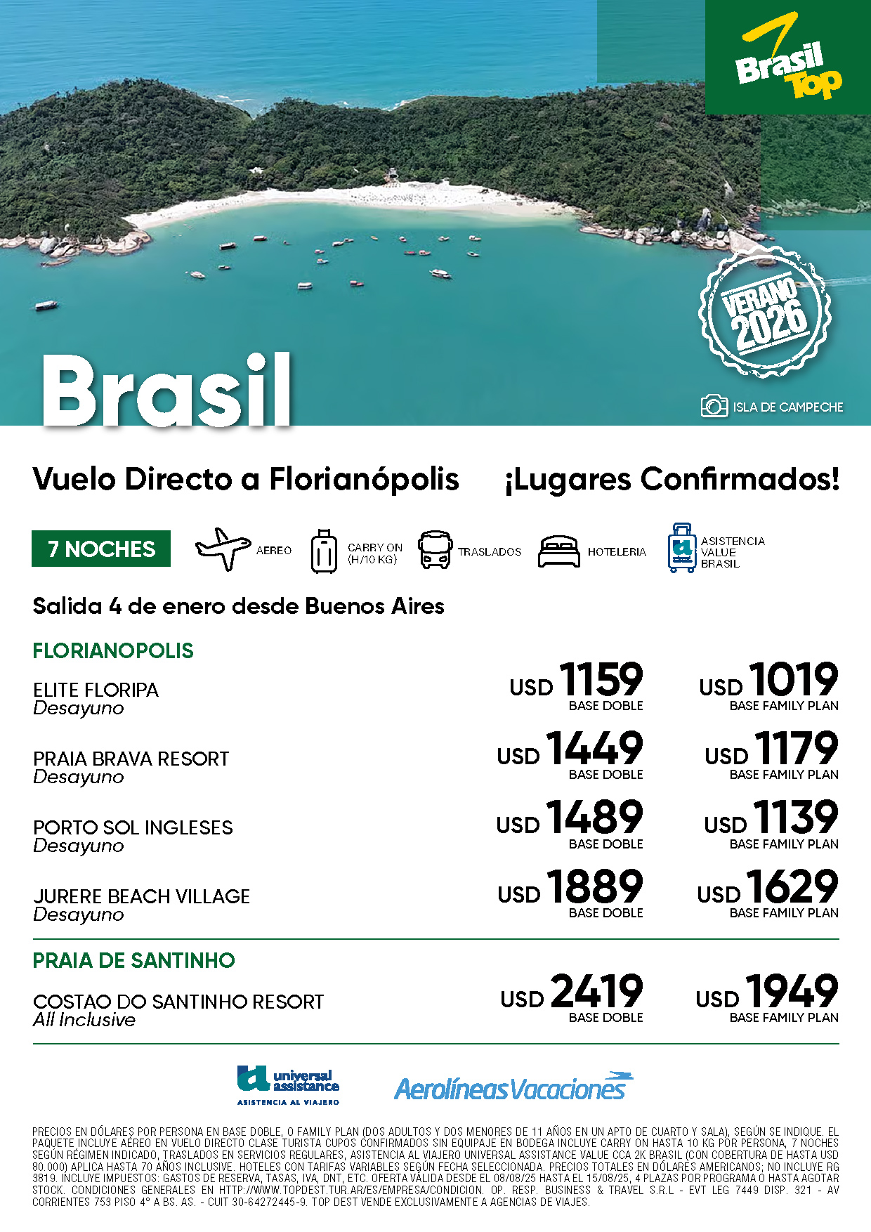 VERANO 2026 FLORIANOPOLIS BRASIL!